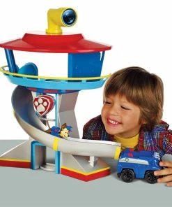 Paw Patrol Lookout Tower Playset With 6 Pup Figures
